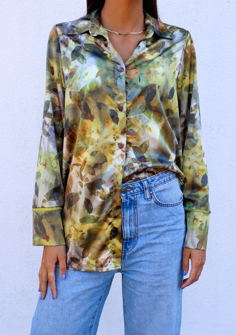 Camisa Folhagens